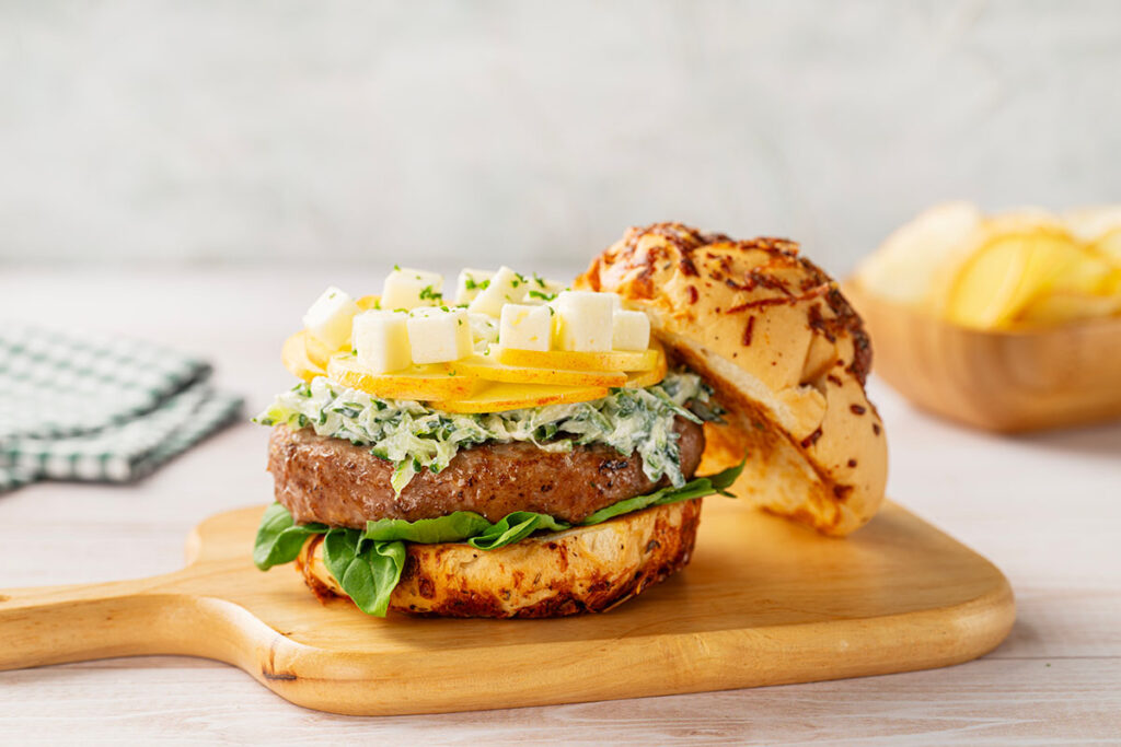hamburguesa griega